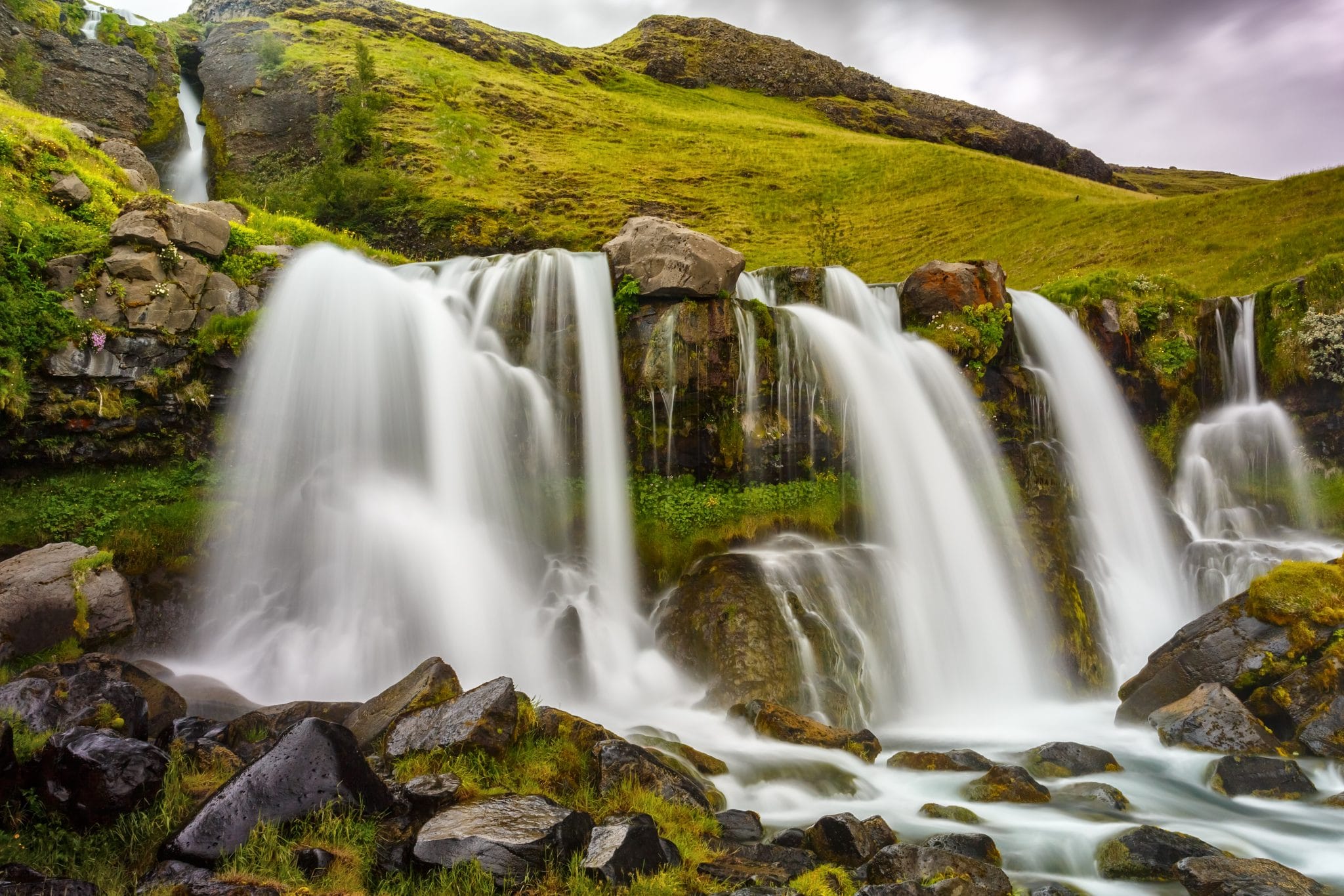 Hiking in the Icelandic Highlands - in Thorsmork the valley of Thor ...