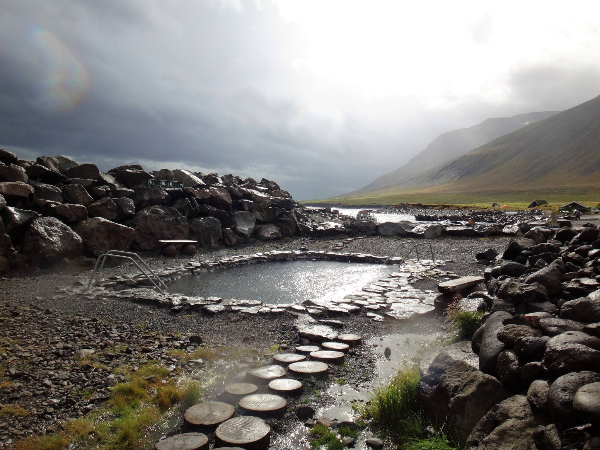 Grettislaug hot spring Iceland