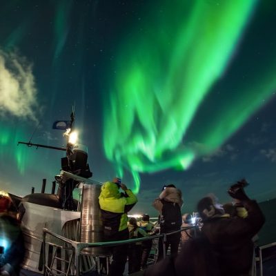 Northern Lights Hunt from a Boat